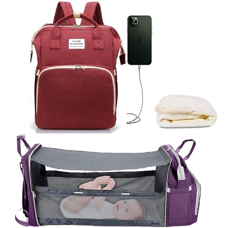 2-in-1 Vauvan Vaippalaukku