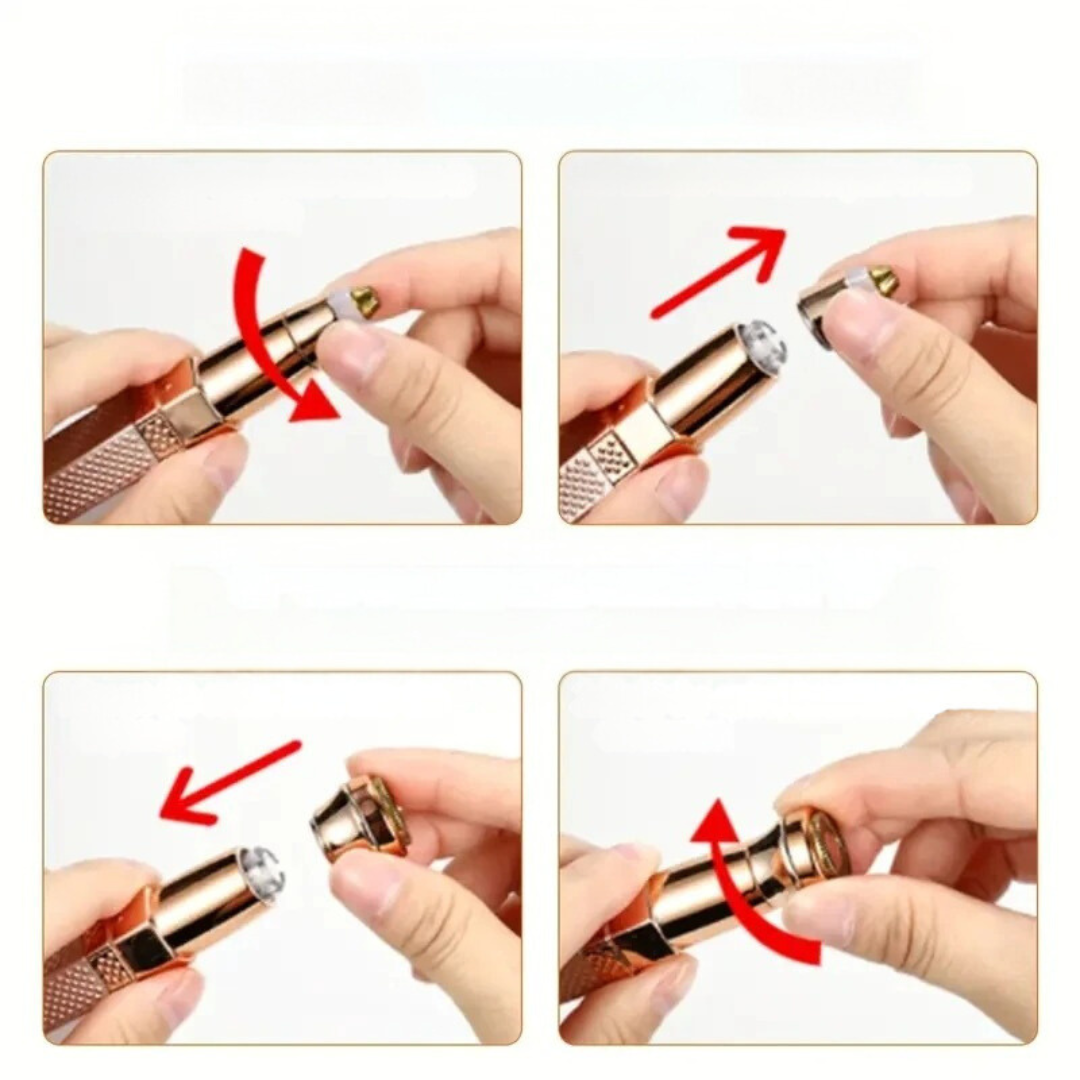 2-in-1 kulmakarvojen parranajokone ja parranajokone