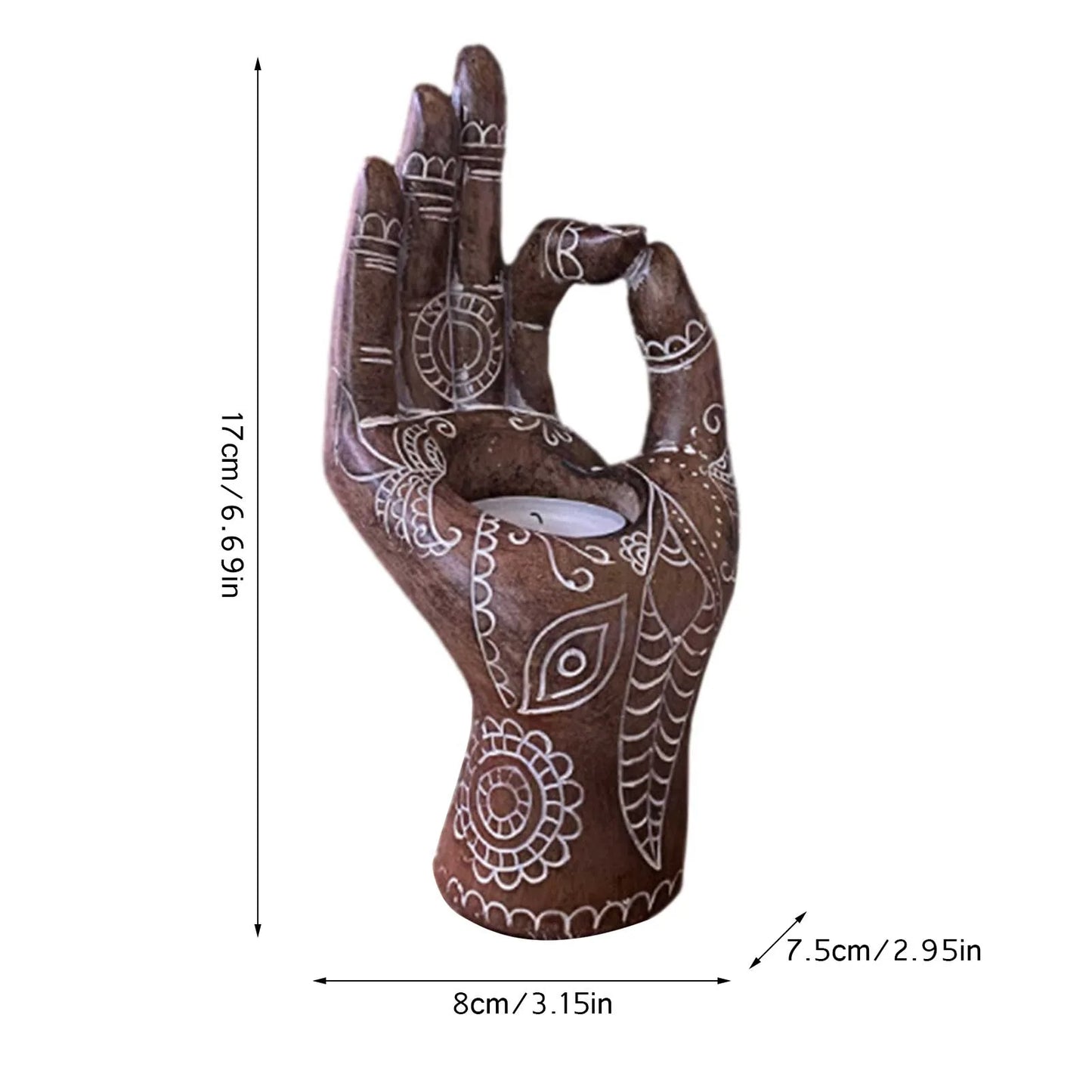 Buddha Hand Kynttilänpidin