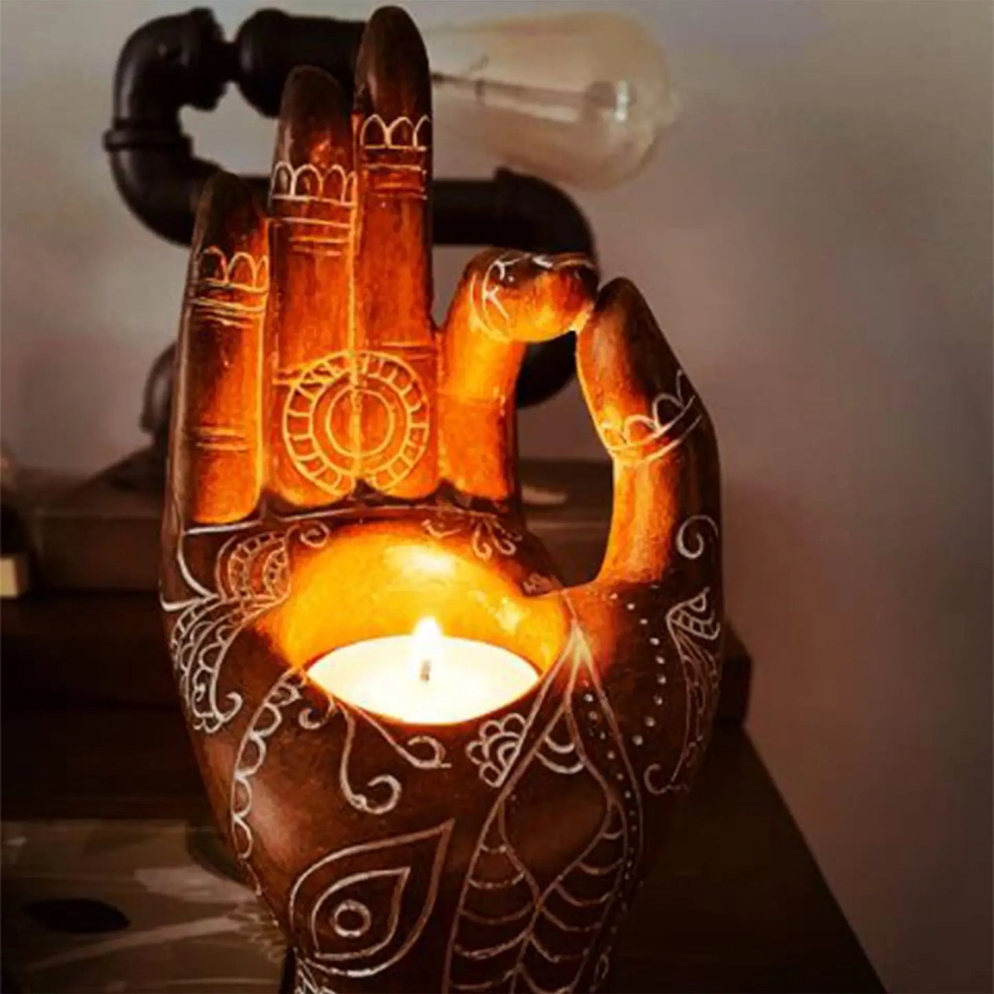 Buddha Hand Kynttilänpidin