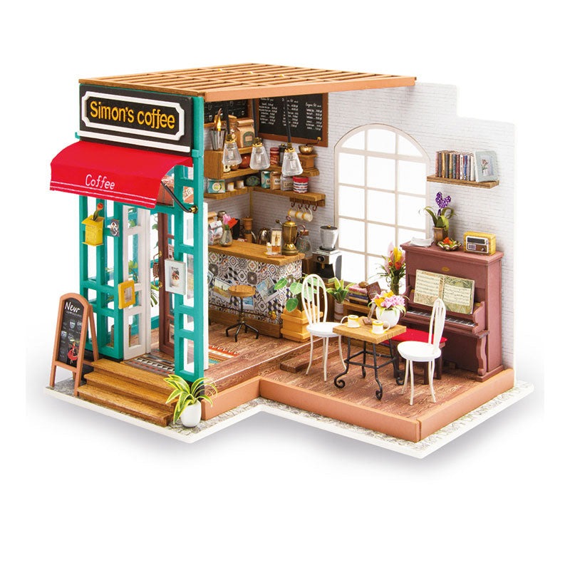 DIY puinen miniatyyri talo Kit