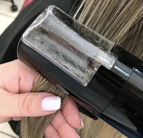 Hiustenhoitolaite Vaurioituneille Hiuksille Innovatiivisella Teknologialla Plastikista ja Teräksestä