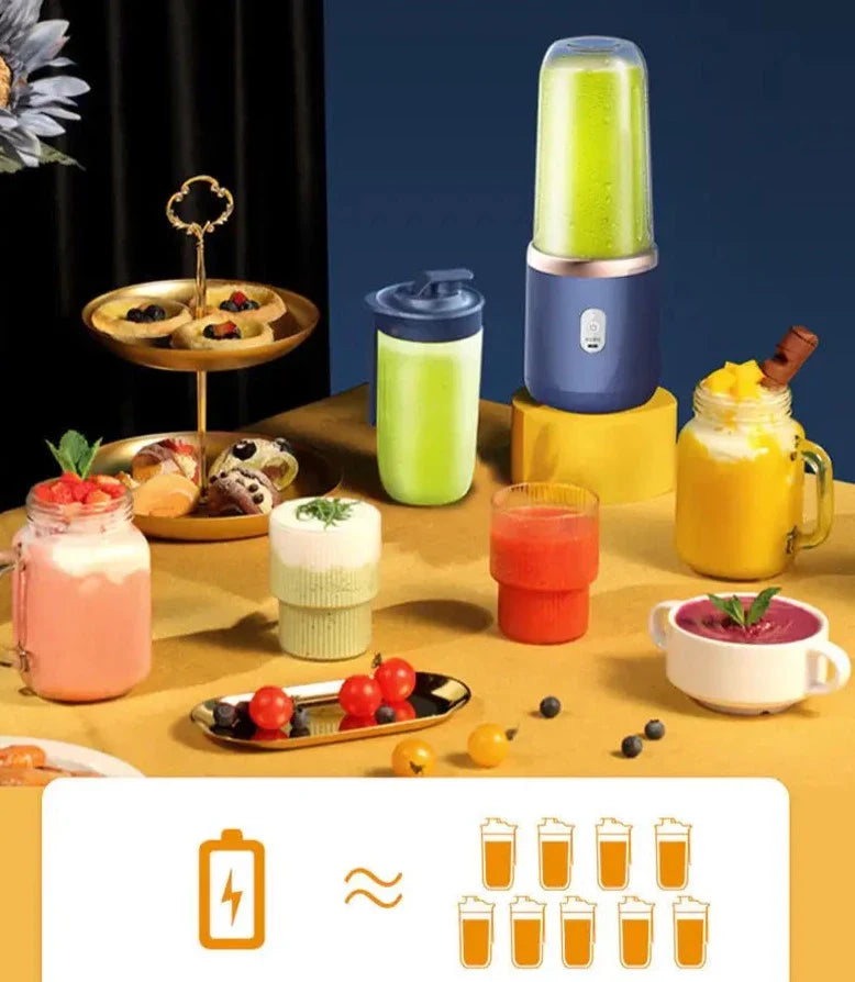 Kannettava 6 terää Juicer