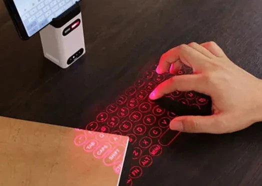 Kannettava näppäimistö projektori