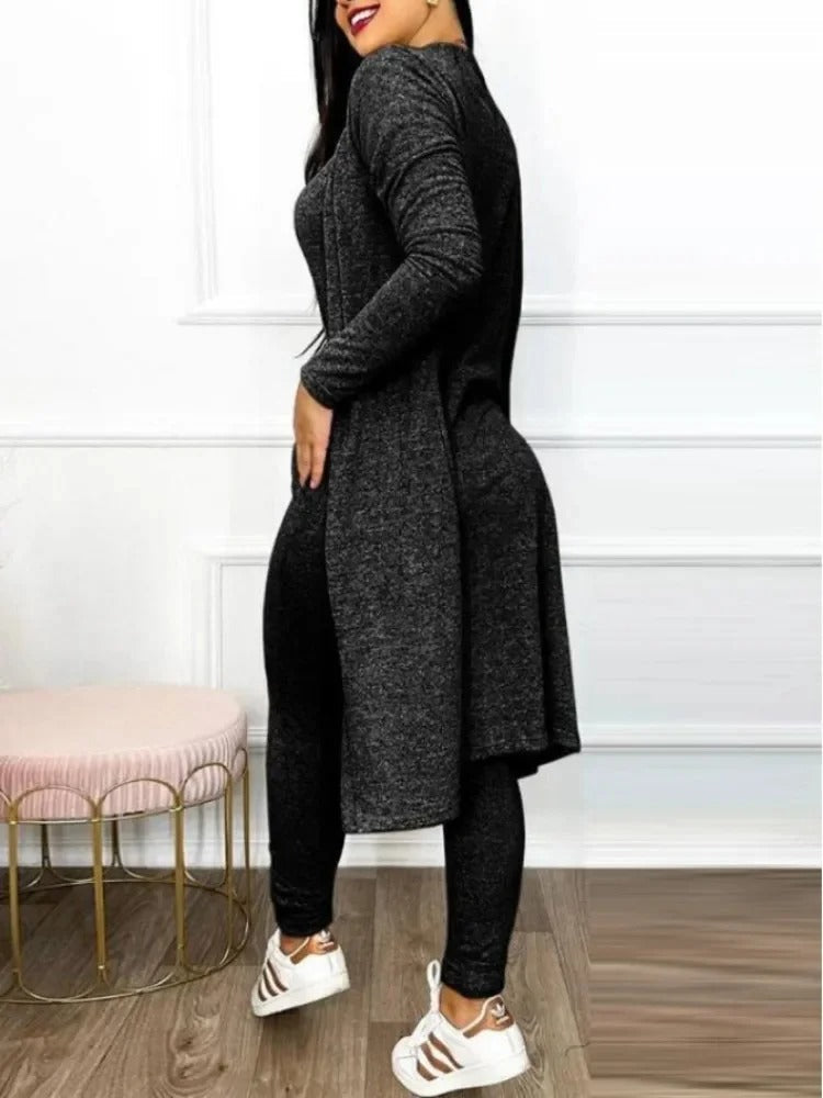 Kiristysnauha Pocket Design Jumpsuit & takki Set