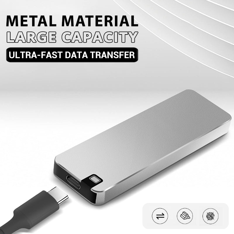 Kompakti Kannettava Kiintolevy USB 3.2 Gen 1 Kestävä Muovi ja Metalli