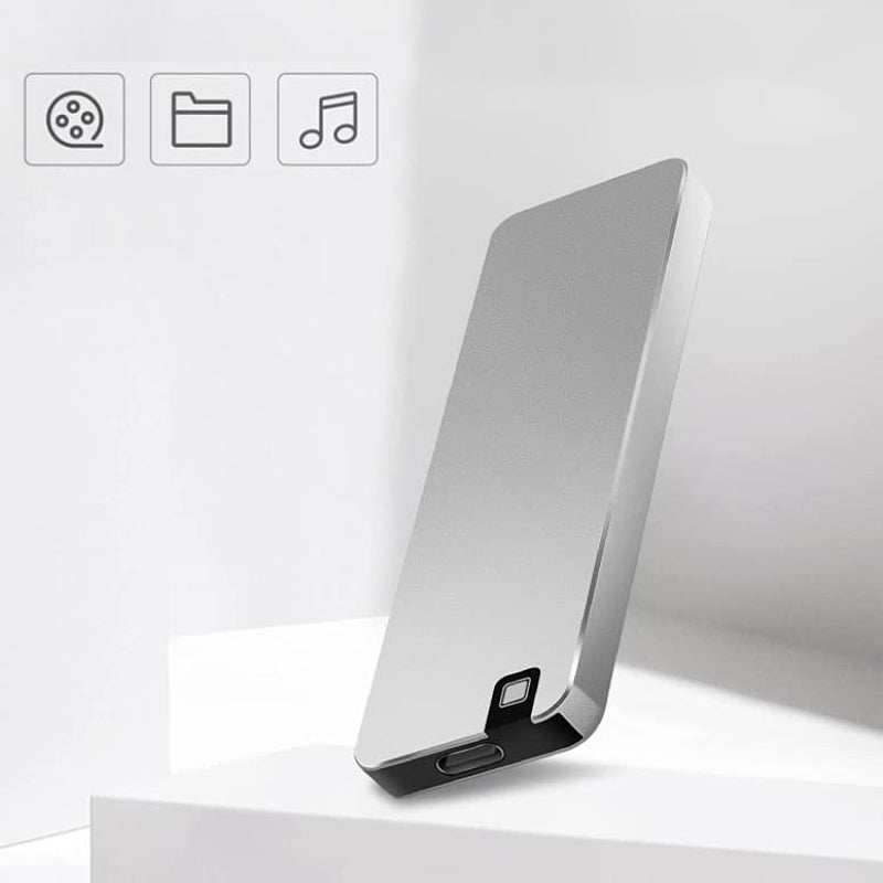 Kompakti Kannettava Kiintolevy USB 3.2 Gen 1 Kestävä Muovi ja Metalli