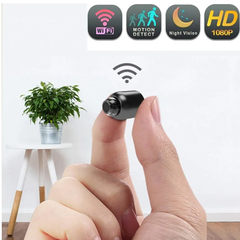 Kompakti Turvakamera 1080p HD Wifi Liiketunnistuksella