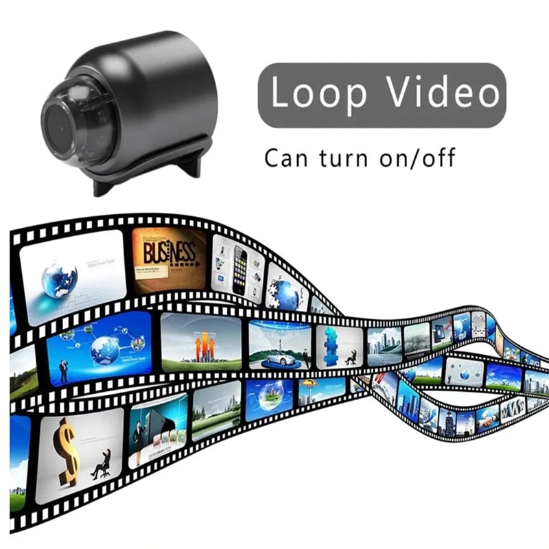 Kompakti Turvakamera 1080p HD Wifi Liiketunnistuksella