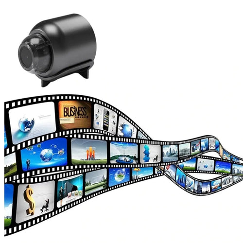 Kompakti Turvakamera 1080p HD Wifi Liiketunnistus Yövisio Kestävä Muovi