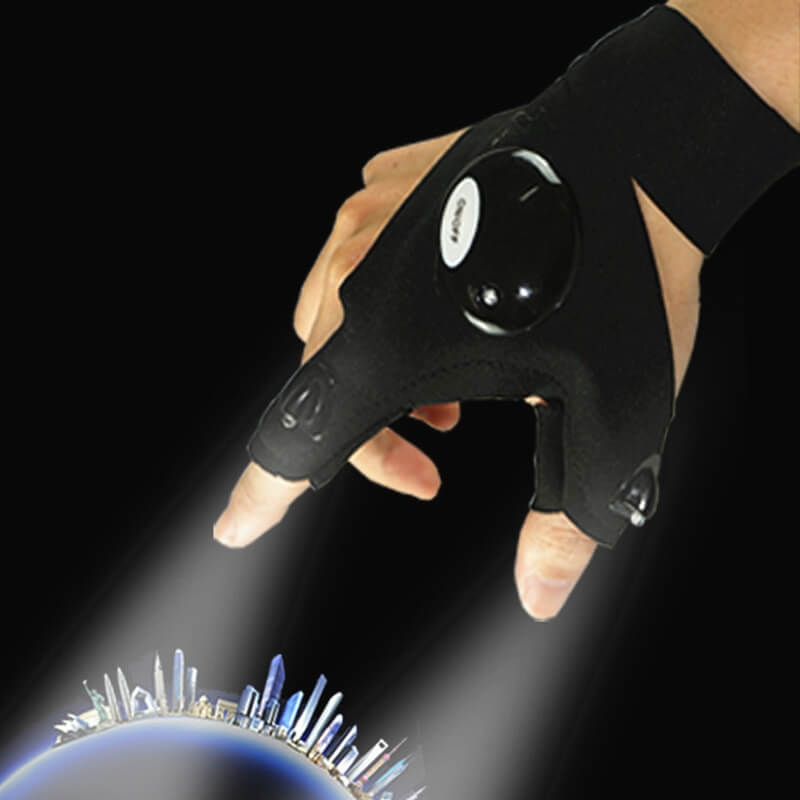 LED-taskulamppu hanska