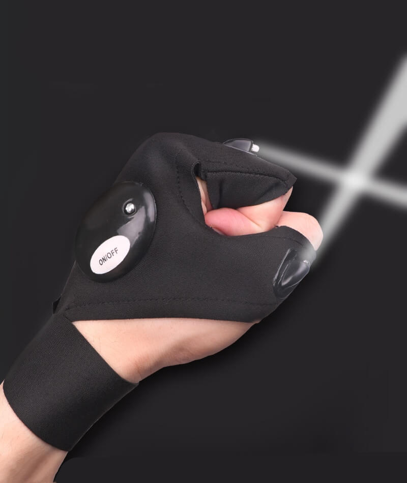 LED-taskulamppu hanska