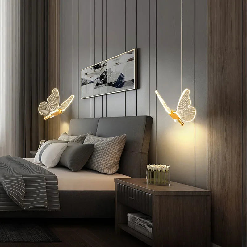 Lastenhuoneen LED-perhoslampu, Taianomainen ja Värikäs