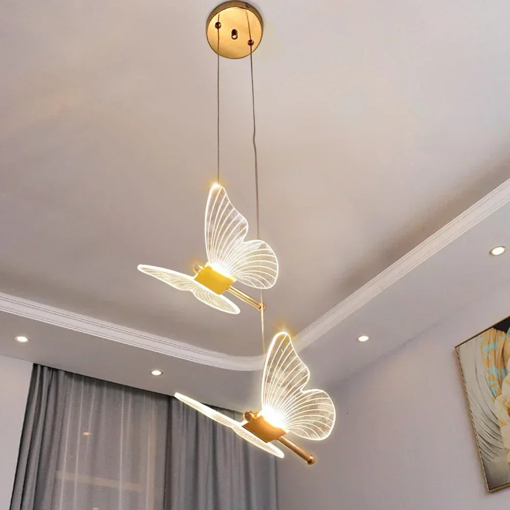 Lastenhuoneen LED-perhoslampu, Taianomainen ja Värikäs