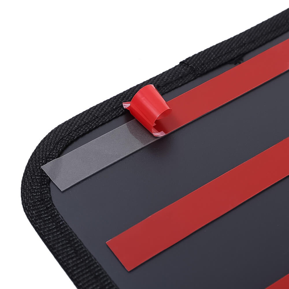 Leather Mesh Car Organizer
