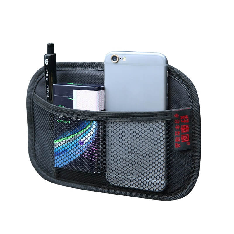 Leather Mesh Car Organizer