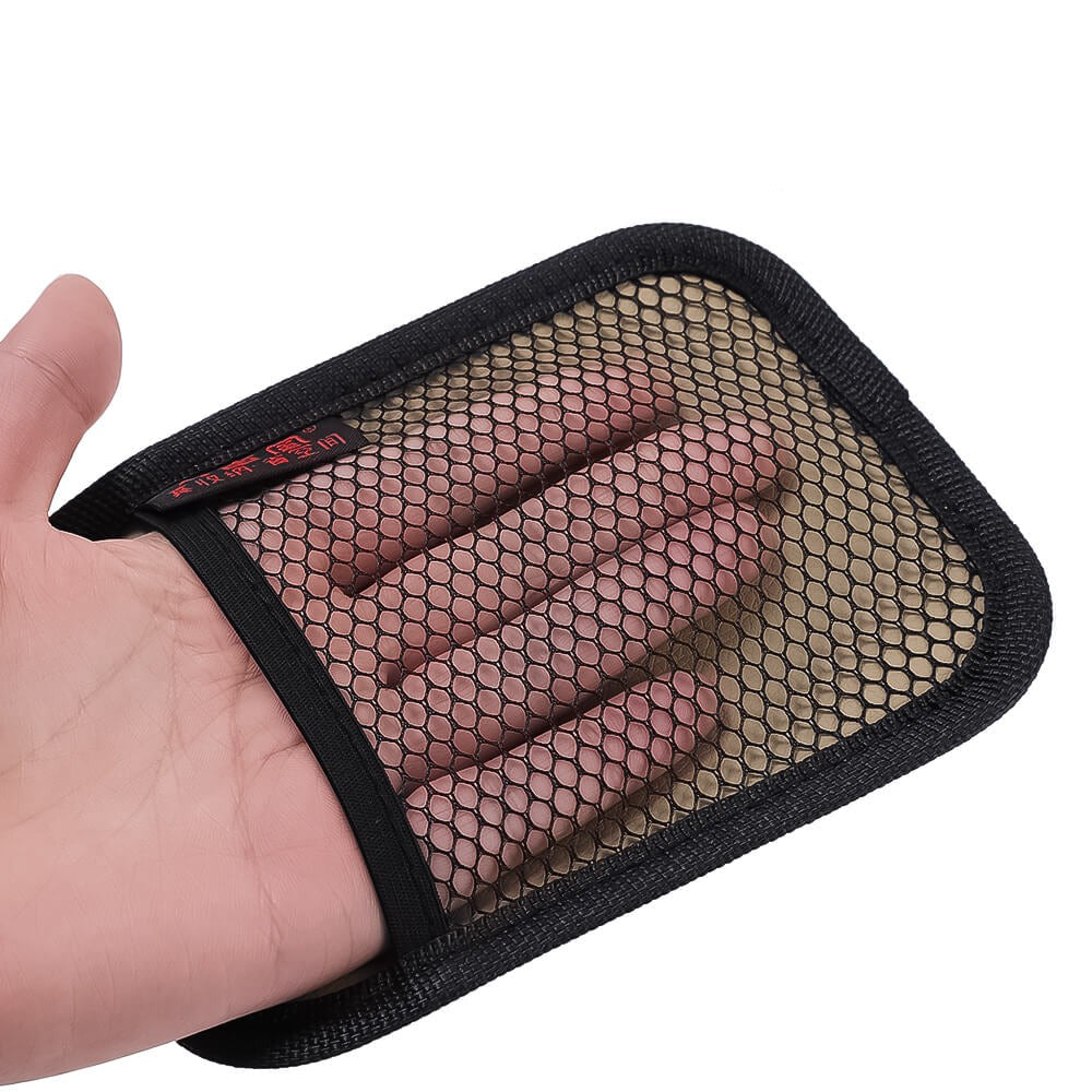 Leather Mesh Car Organizer