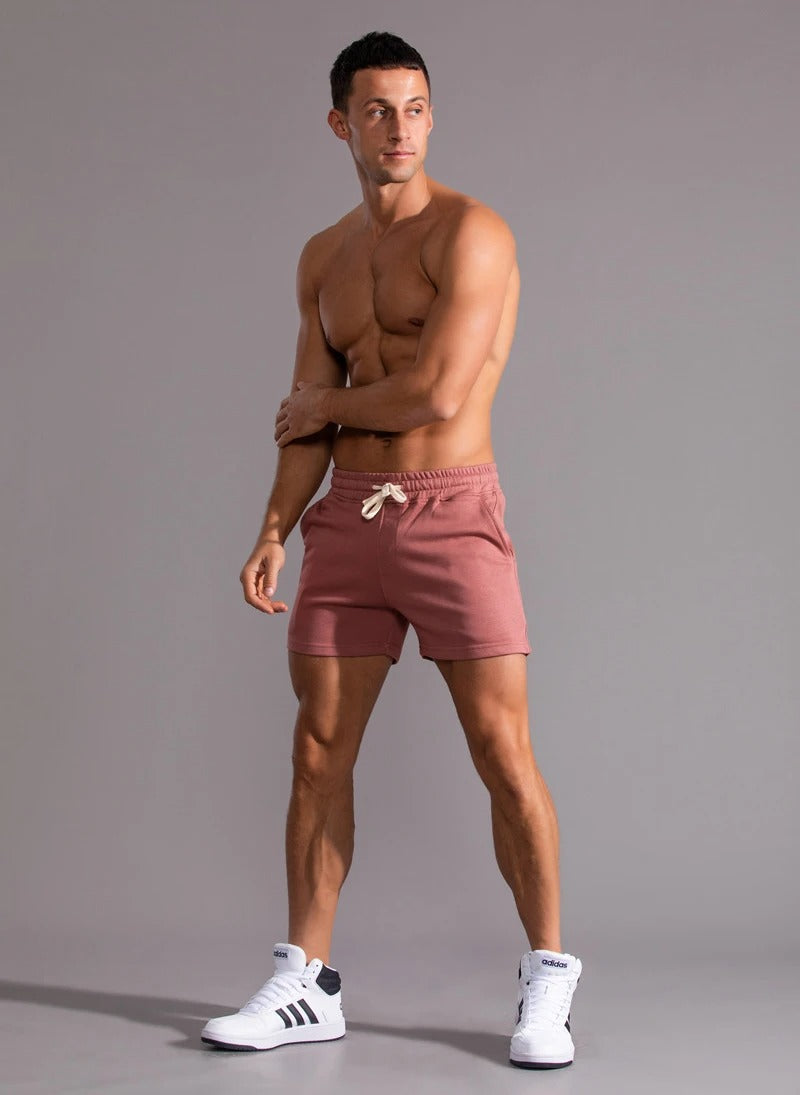 Miesten 100 % puuvillaiset rennot shortsit