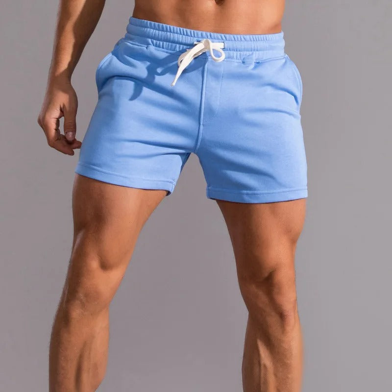 Miesten 100 % puuvillaiset rennot shortsit