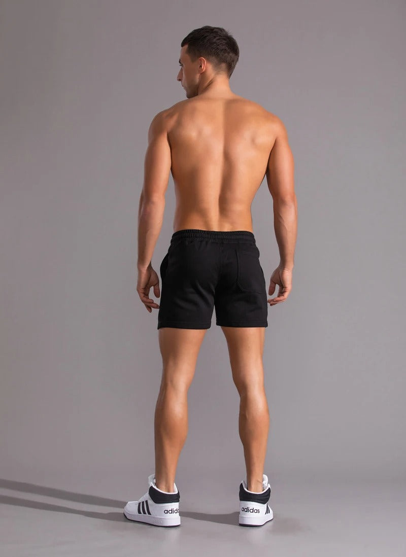 Miesten 100 % puuvillaiset rennot shortsit