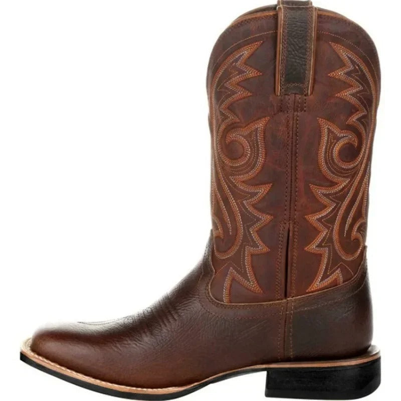 Miesten Cowboy Nahkasaappaat