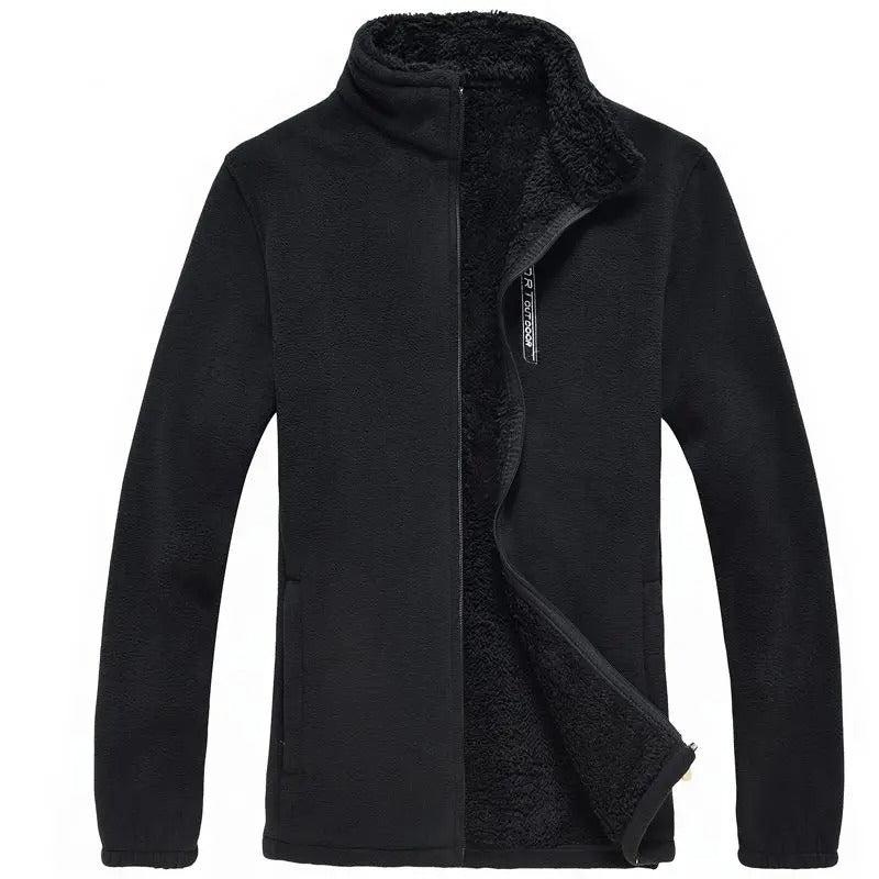 Miesten Fleece vuorattu vetoketjullinen takki
