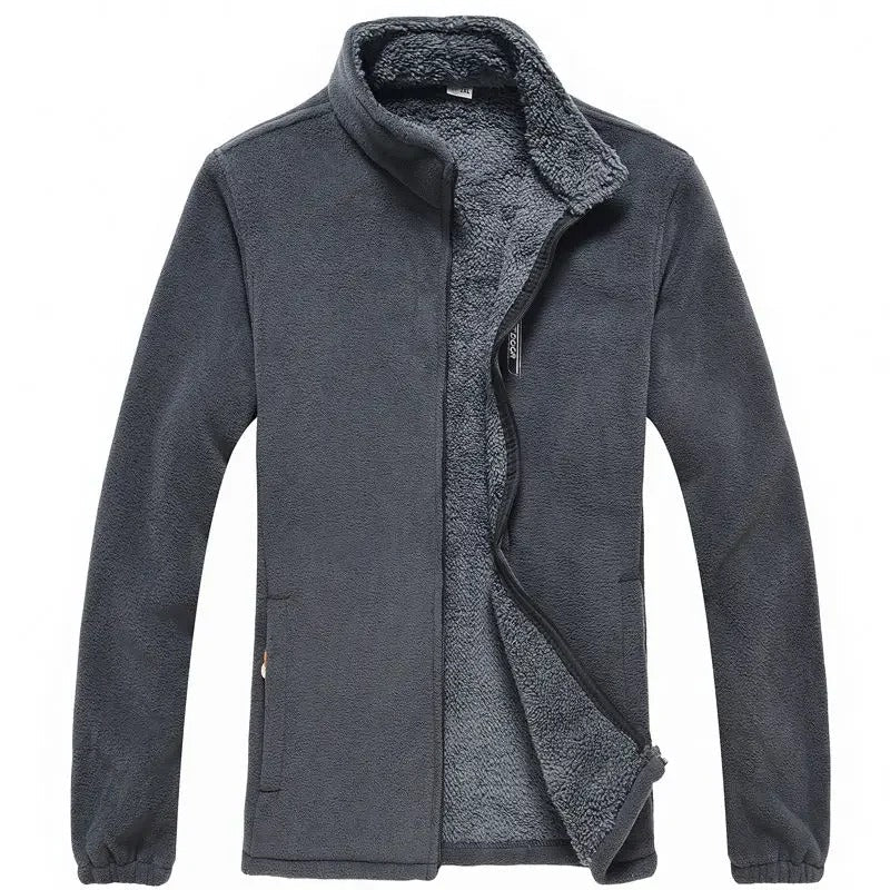 Miesten Fleece vuorattu vetoketjullinen takki