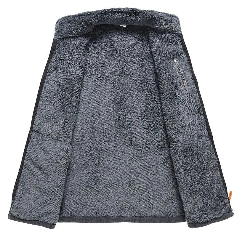 Miesten Fleece vuorattu vetoketjullinen takki
