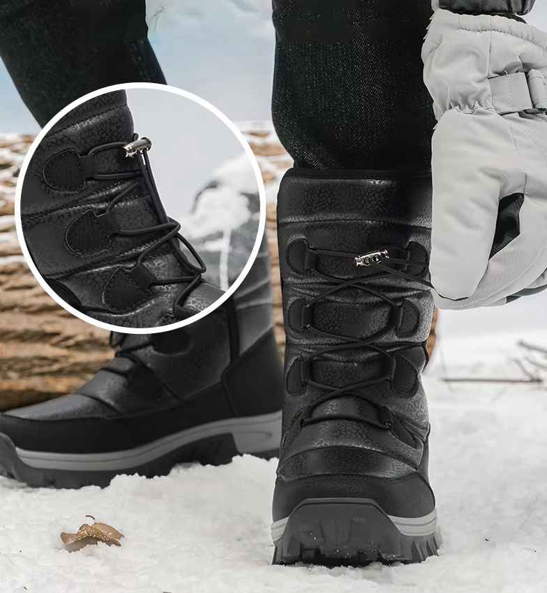 Miesten High Top Winter Plush Saappaat