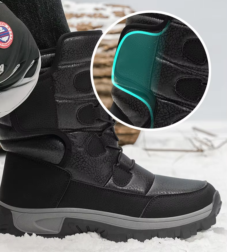 Miesten High Top Winter Plush Saappaat