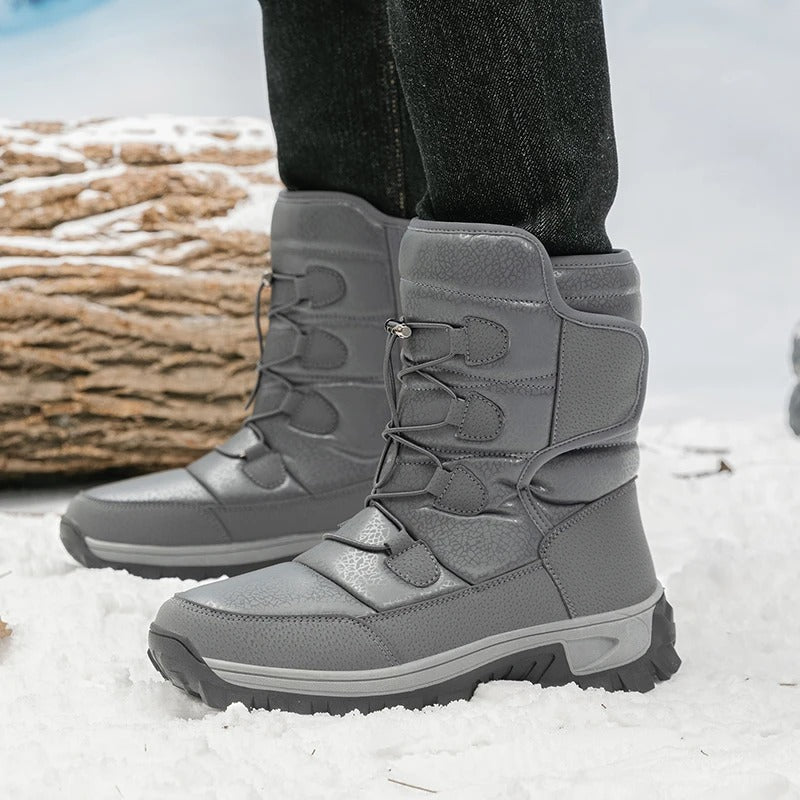Miesten High Top Winter Plush Saappaat