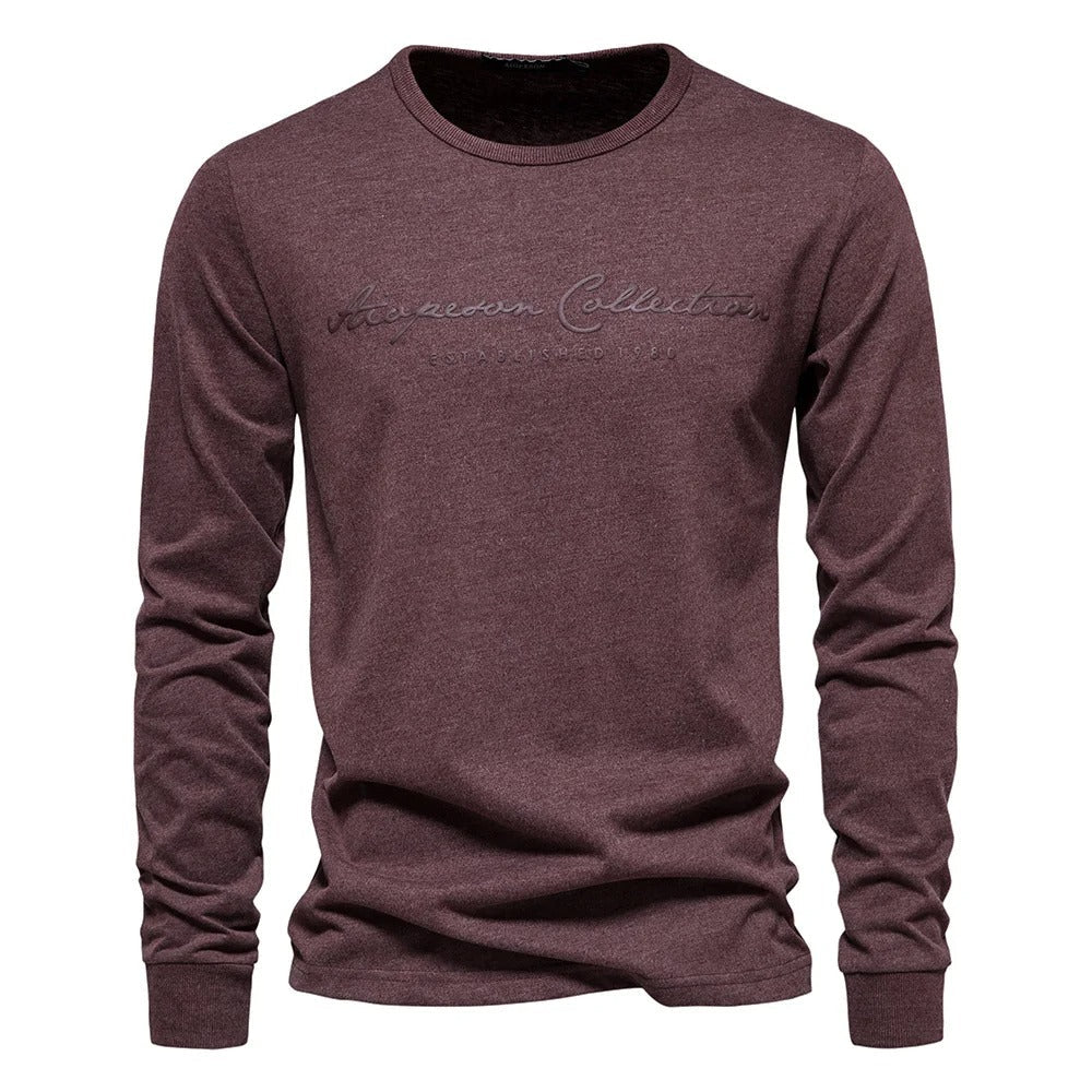 Miesten Letter Print Casual T-paita