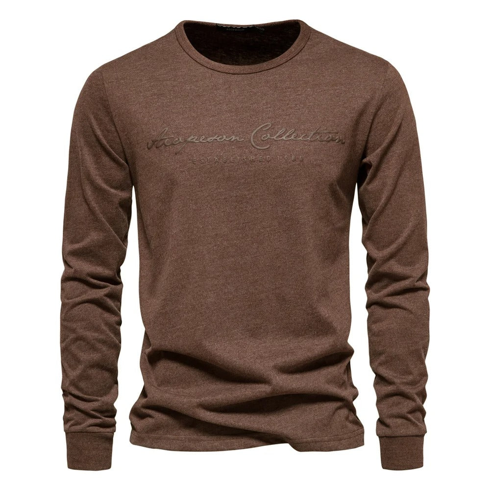 Miesten Letter Print Casual T-paita