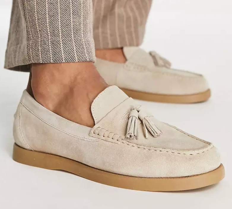 Miesten Loaferit Nahka Tyylikkäällä Muotoilulla