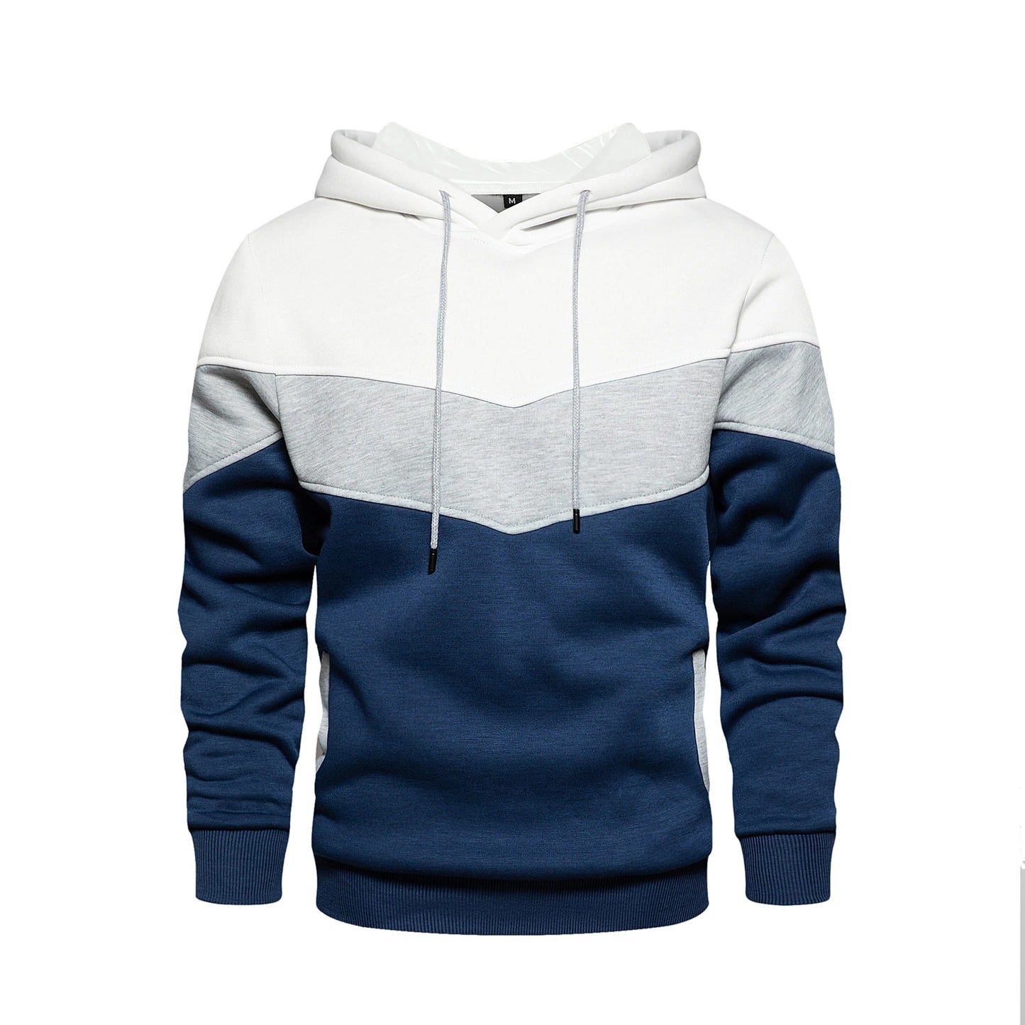 Miesten Patchwork Fleece Huppari