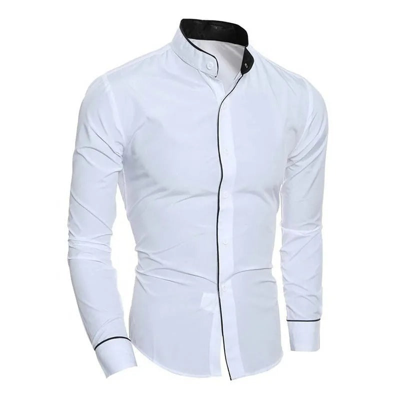 Miesten Slim Fit pitkähihainen pusero