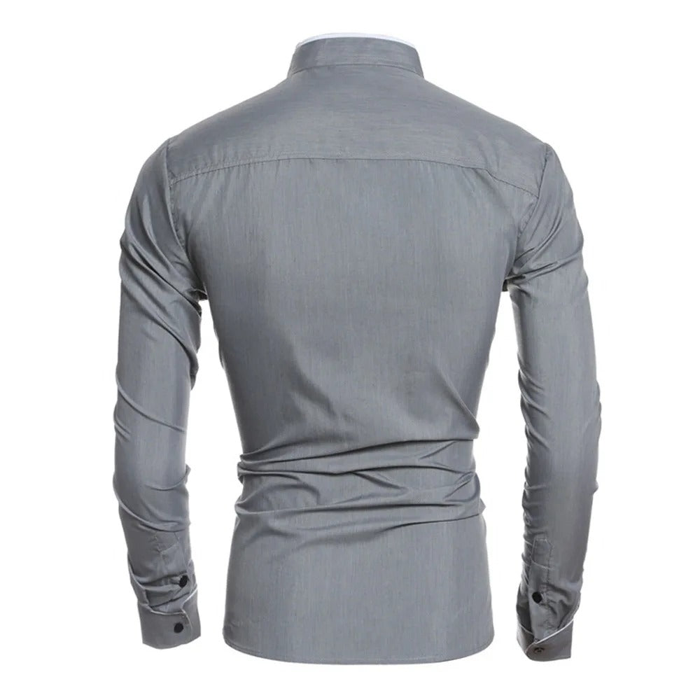 Miesten Slim Fit pitkähihainen pusero