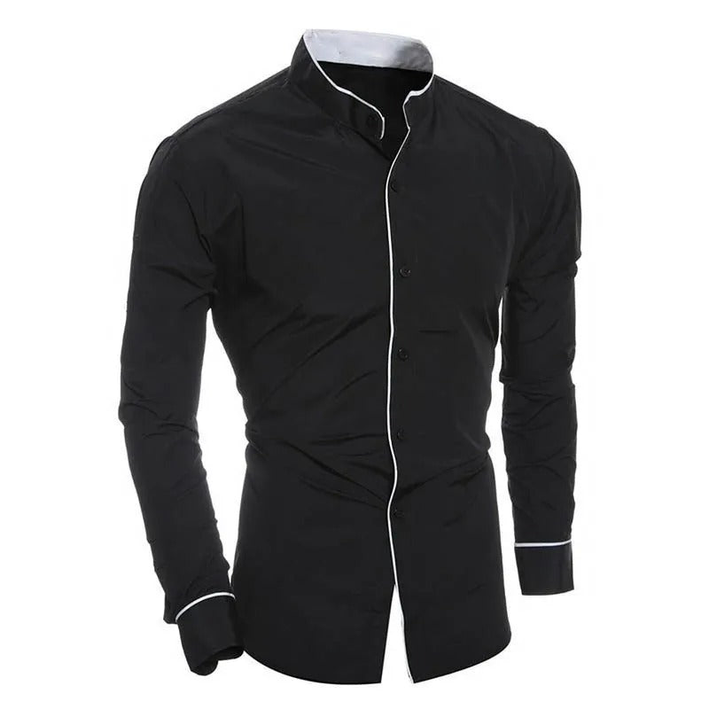 Miesten Slim Fit pitkähihainen pusero