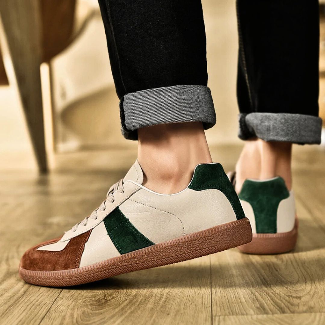 Miesten Sneakerit Nahasta ja Sametista