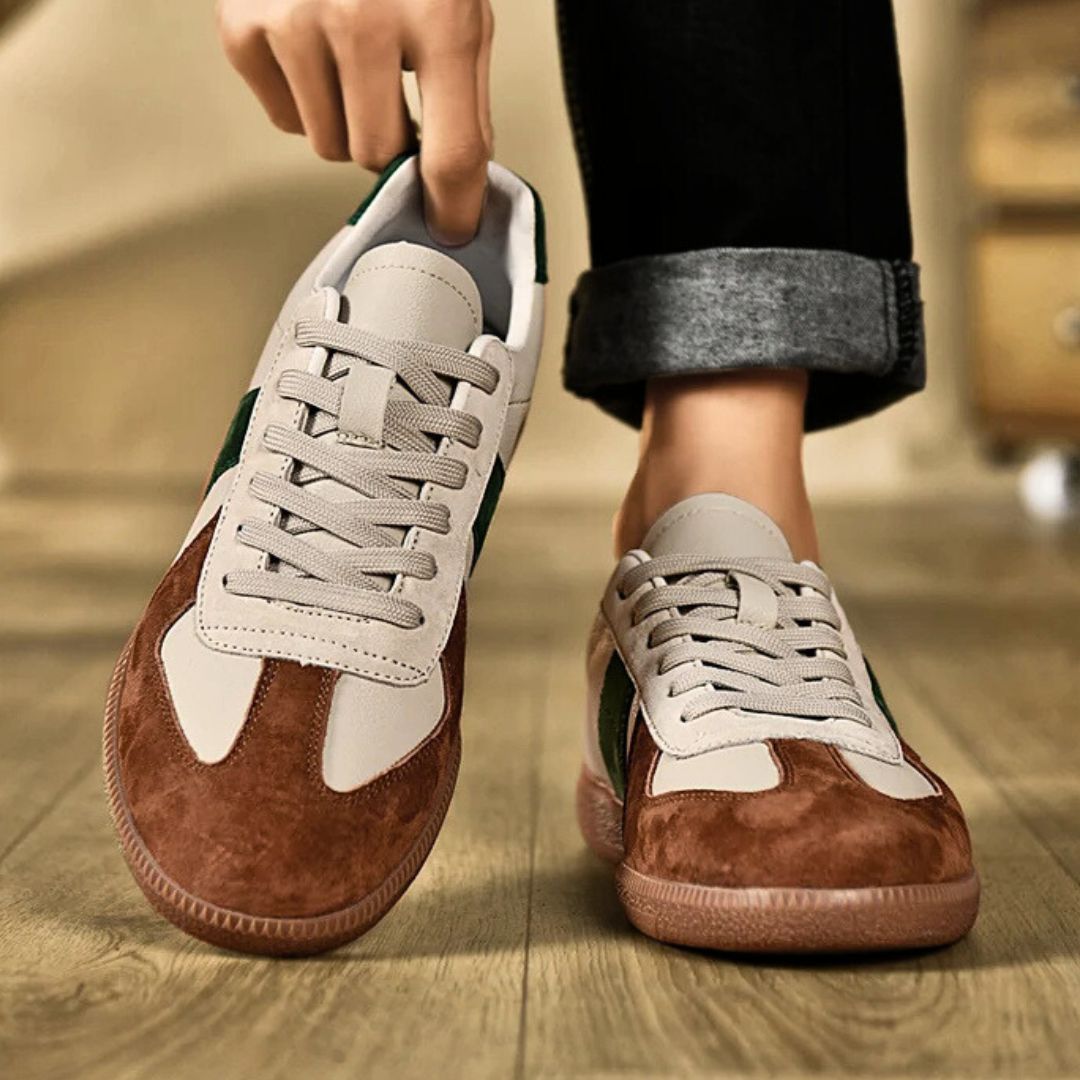 Miesten Sneakerit Nahasta ja Sametista