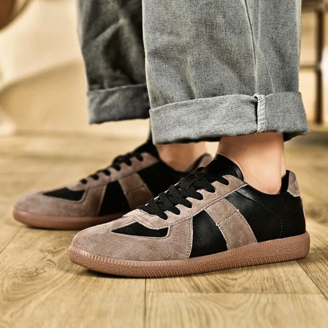 Miesten Sneakerit Nahasta ja Sametista