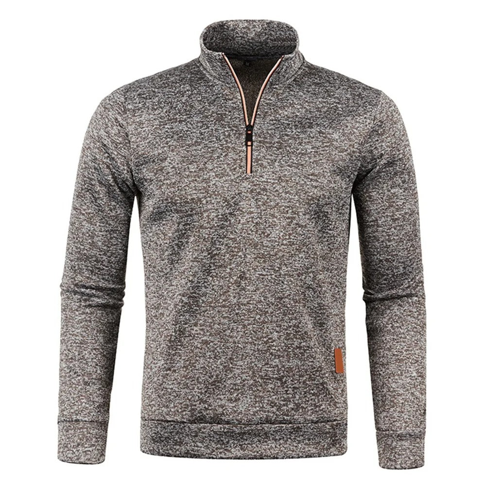 Miesten Turtleneck Half vetoketju huppari