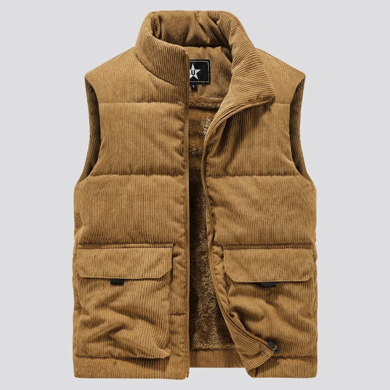 Miesten fleece toppaliivit lämmin liivi