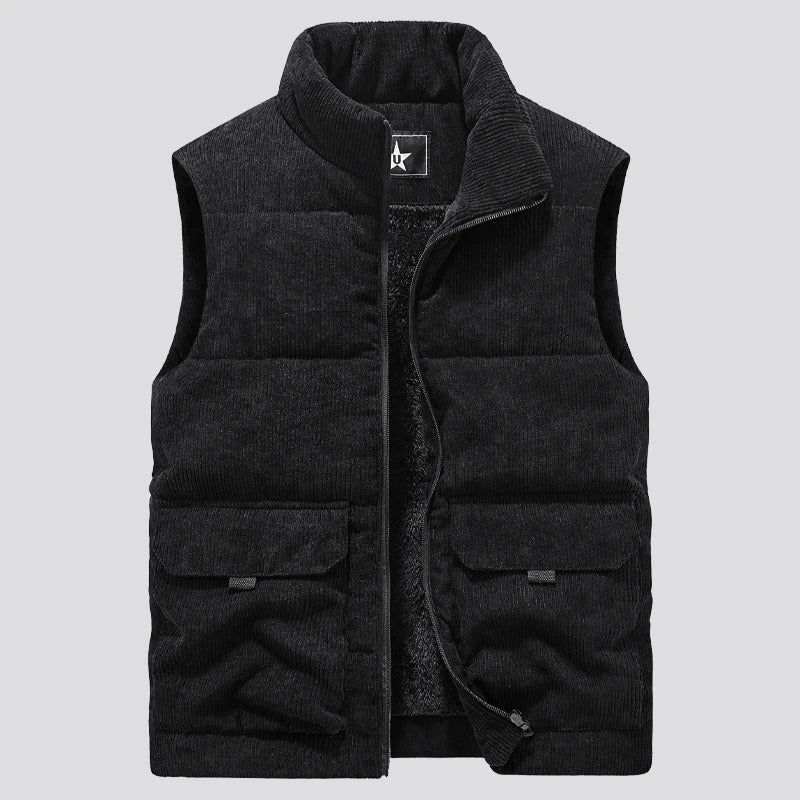 Miesten fleece toppaliivit lämmin liivi