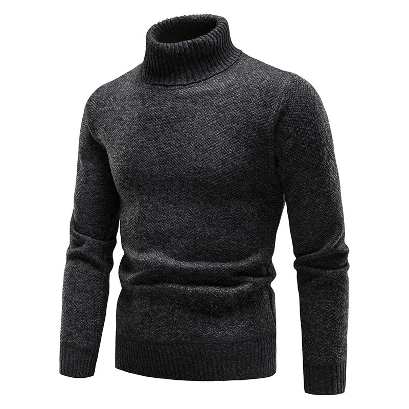 Miesten turtleneck fleece villapaita