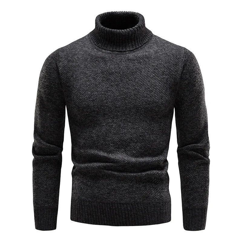Miesten turtleneck fleece villapaita