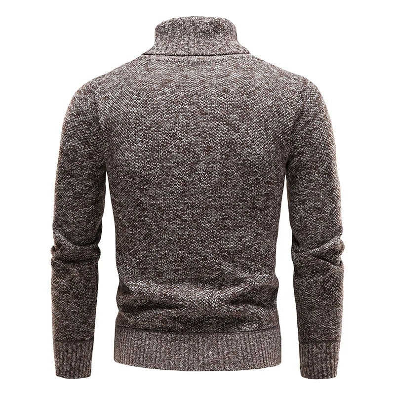 Miesten turtleneck fleece villapaita