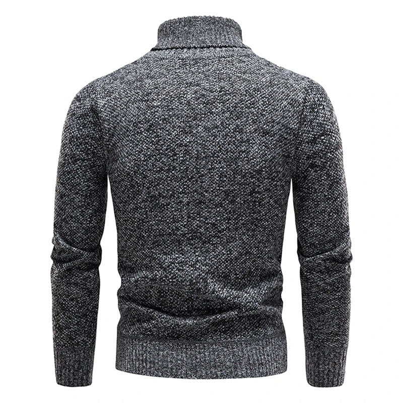 Miesten turtleneck fleece villapaita
