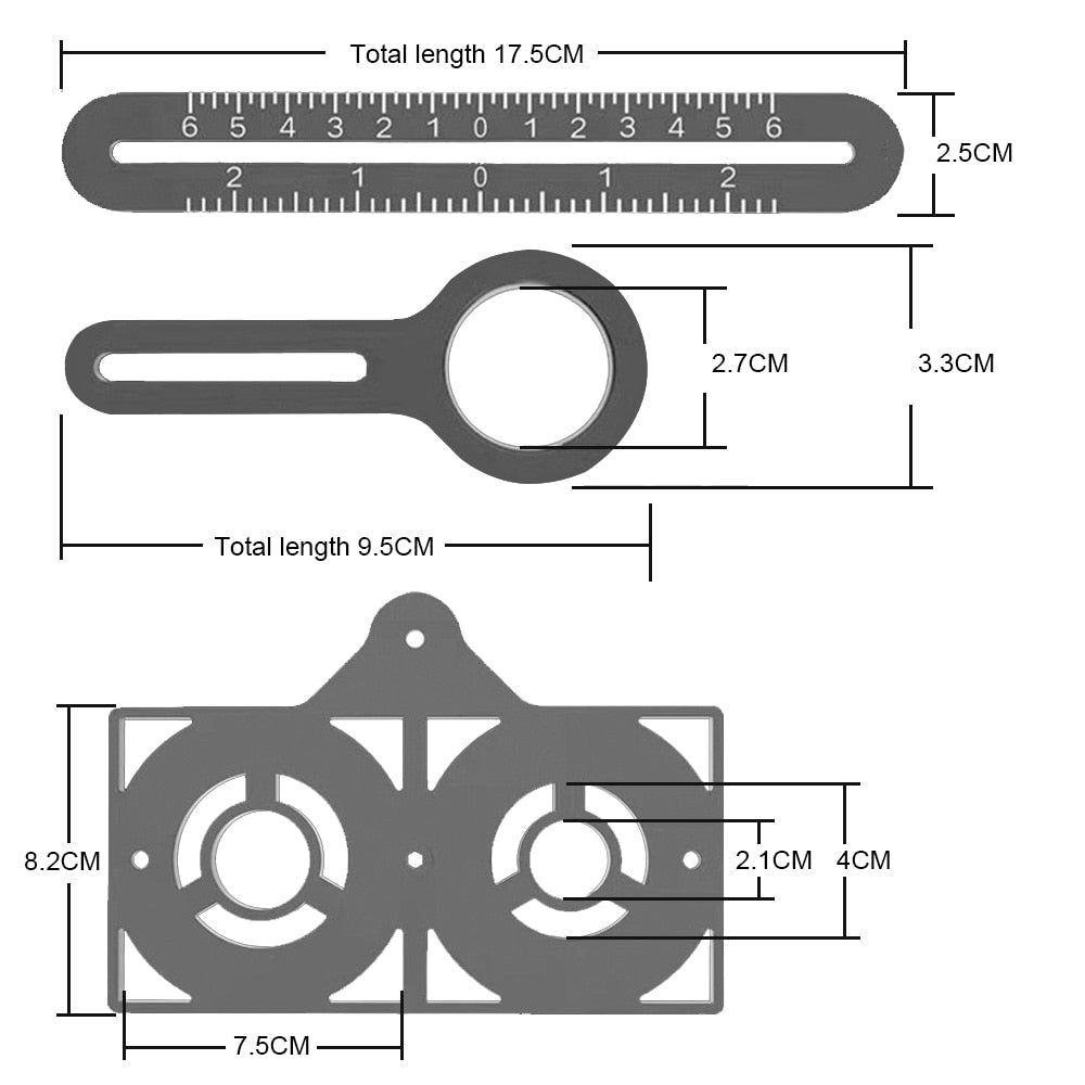 Monikäyttöinen metallinen kulmasäädin