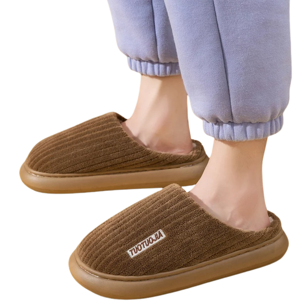 Muistivaahto Pörröinen Plush Tossut